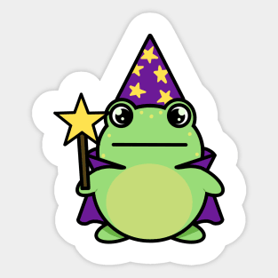 Wizard Frog Sticker